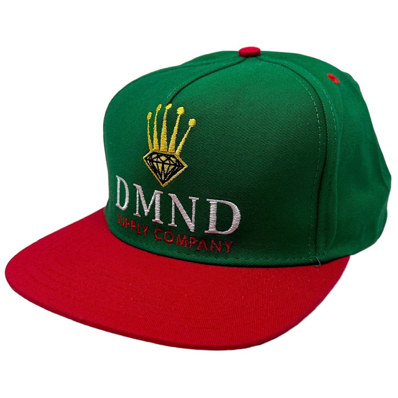Diamond Supply Co Mens Rolex Crown Embroidered Logo Snapback Hat Cap In Green